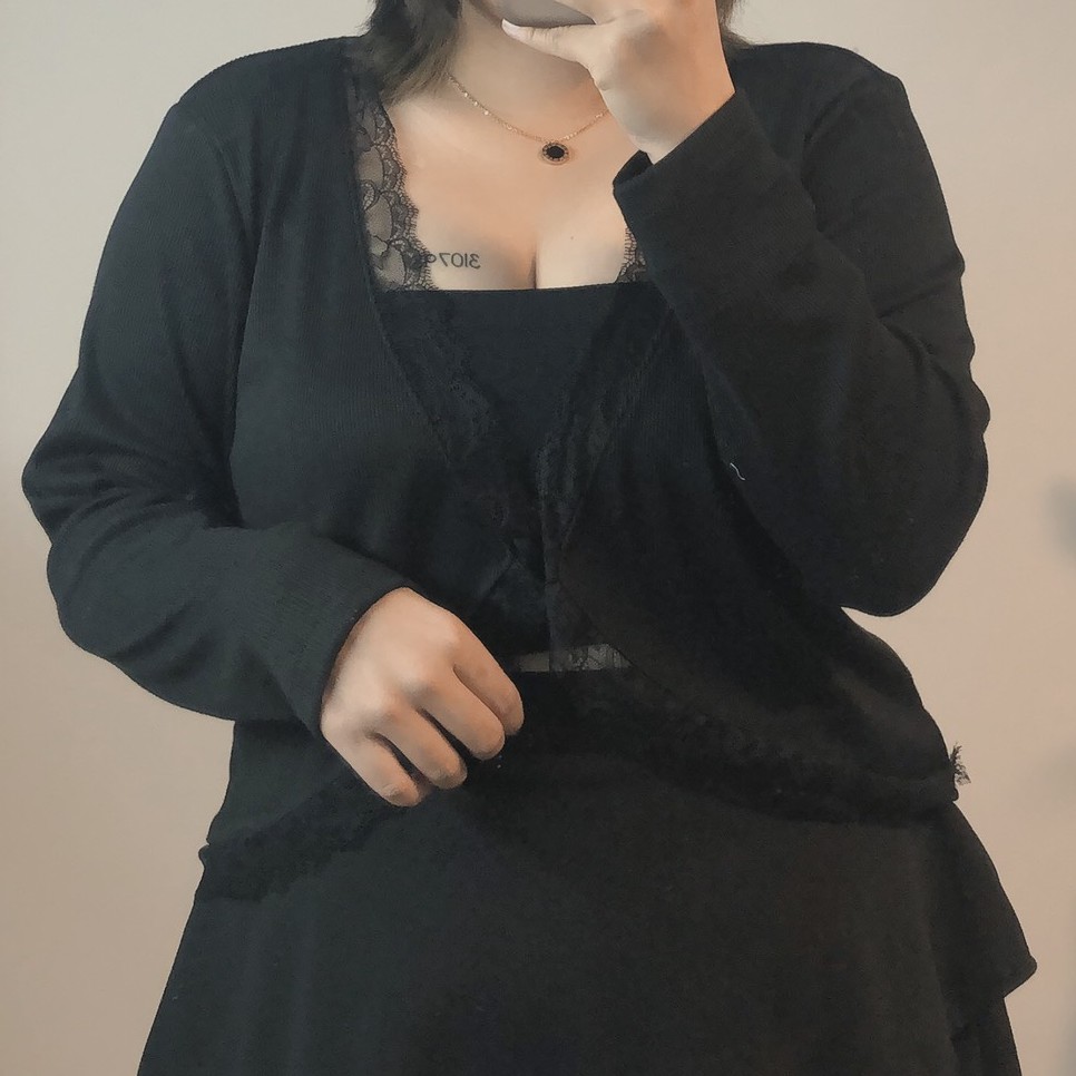 áo croptop bigsize , khoác bigsize , có viền ren nữ tính , hack được bắp tay to cho nàng mũm mĩm