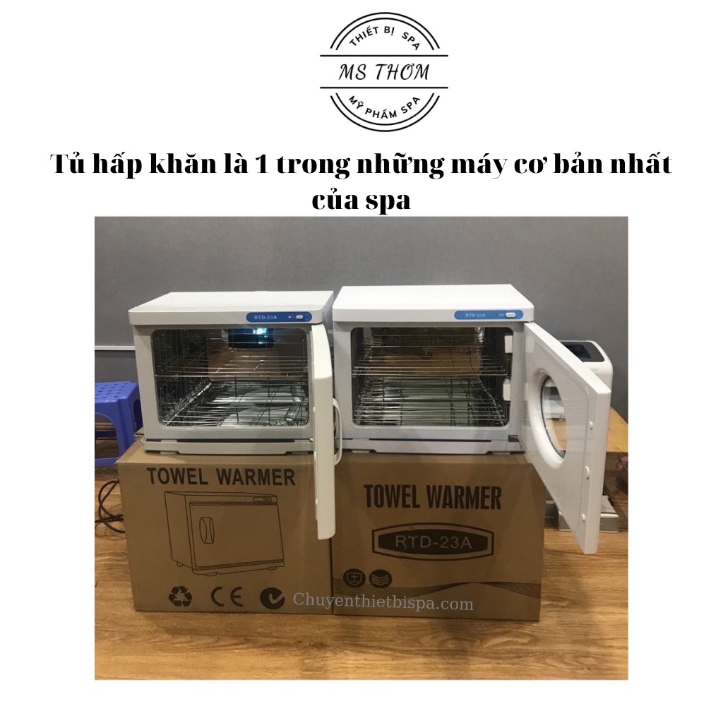 Tủ hấp khăn tiệt trùng 1 tầng RTD 23A - Bảo hành 12 tháng chính hãng