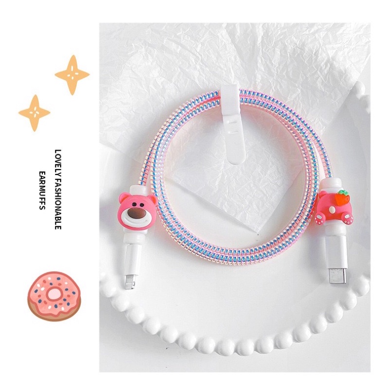 Combo dây quấn và bảo vệ 2 đầu cáp sạc VŨ TRỤ