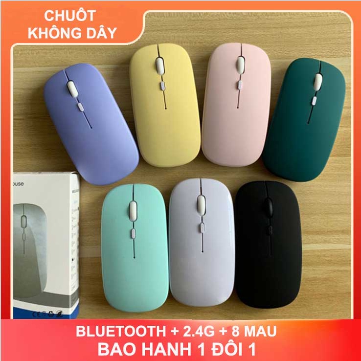 Chuột không dây sạc pin bluetooth cho Laptop, Macbook, iPad, Tablet