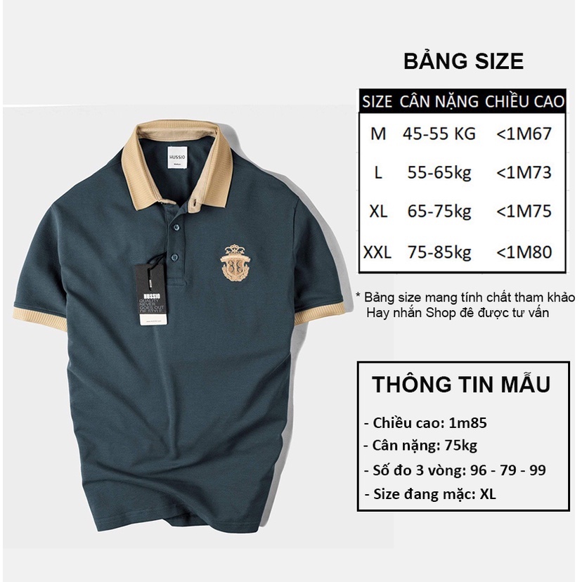 Áo Polo Nam Azila Cổ Bẻ  Thêu Logo Chất Liệu Cá Sấu cotton Xuất Xịn Chuẩn From Dáng Sang Trọng