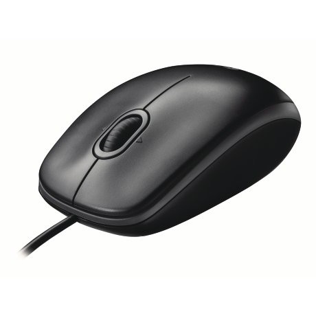 Chuột có dây Logitech B100 + Tặng miếng lót chuột L11