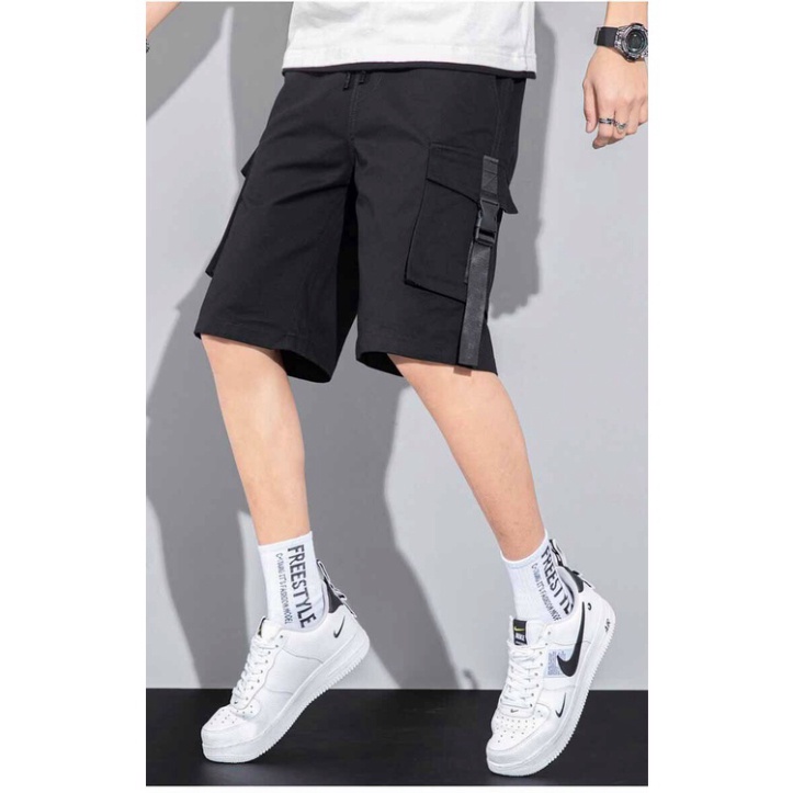 Quần short kaki túi hộp - quần ngắn