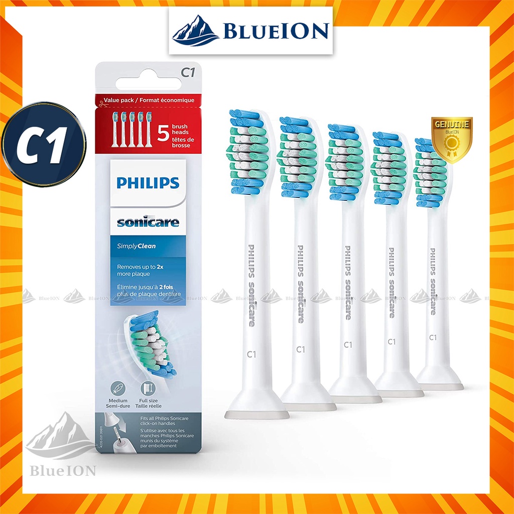 Đầu bàn chải điện Philips Sonicare C1 SimplyClean HX6015/03