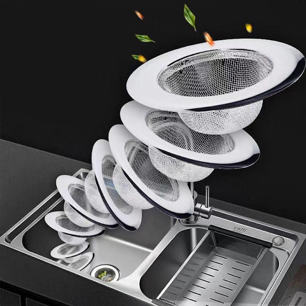 NẮP INOX CHẶN RÁC BỒN RỬA BÁT THOÁT NƯỚC TỐT - LẶT VẶT SHOP