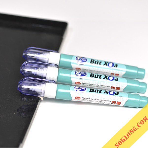 Bút xóa nước Thiên Long 12ml/ 7ml bút tẩy xóa nhanh khô phù hợp cho học sinh, văn phòng