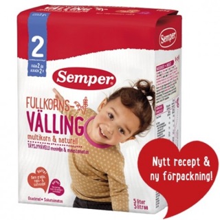 Sữa ngũ cốc Valling Semper từ Thuỵ Điển