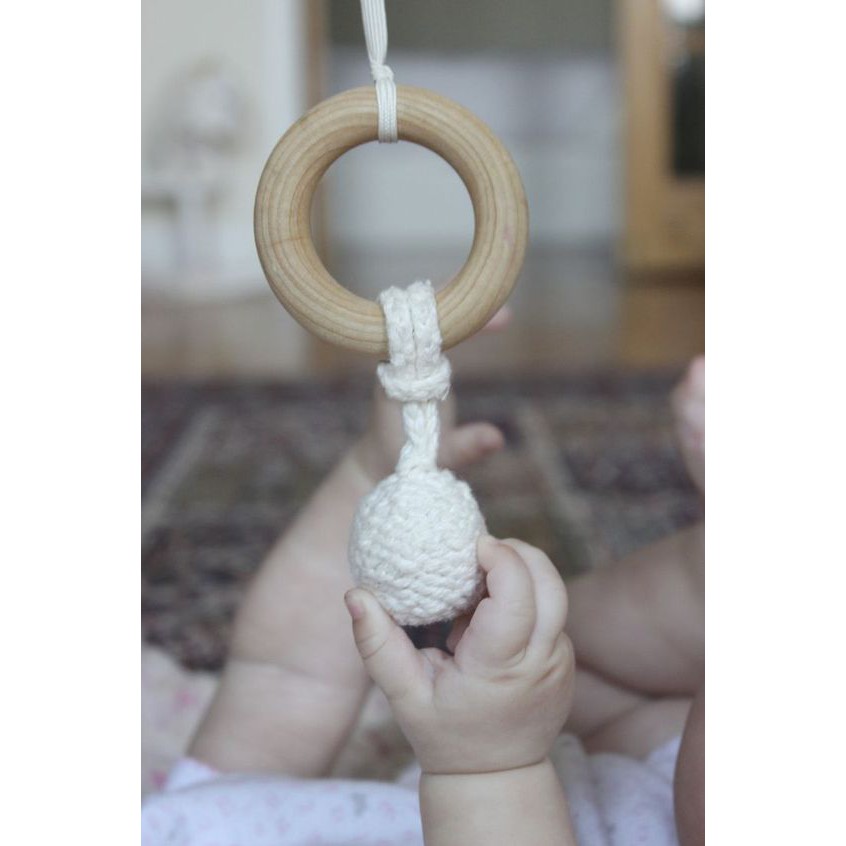 Vòng gỗ mộc 10cm size chuẩn