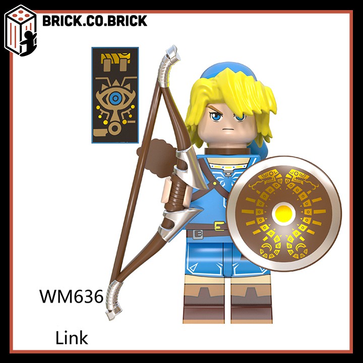 Đồ chơi lắp ráp minifigure và non lego mô hình lắp ghép Link trong game the Legend of Zelda WM6053