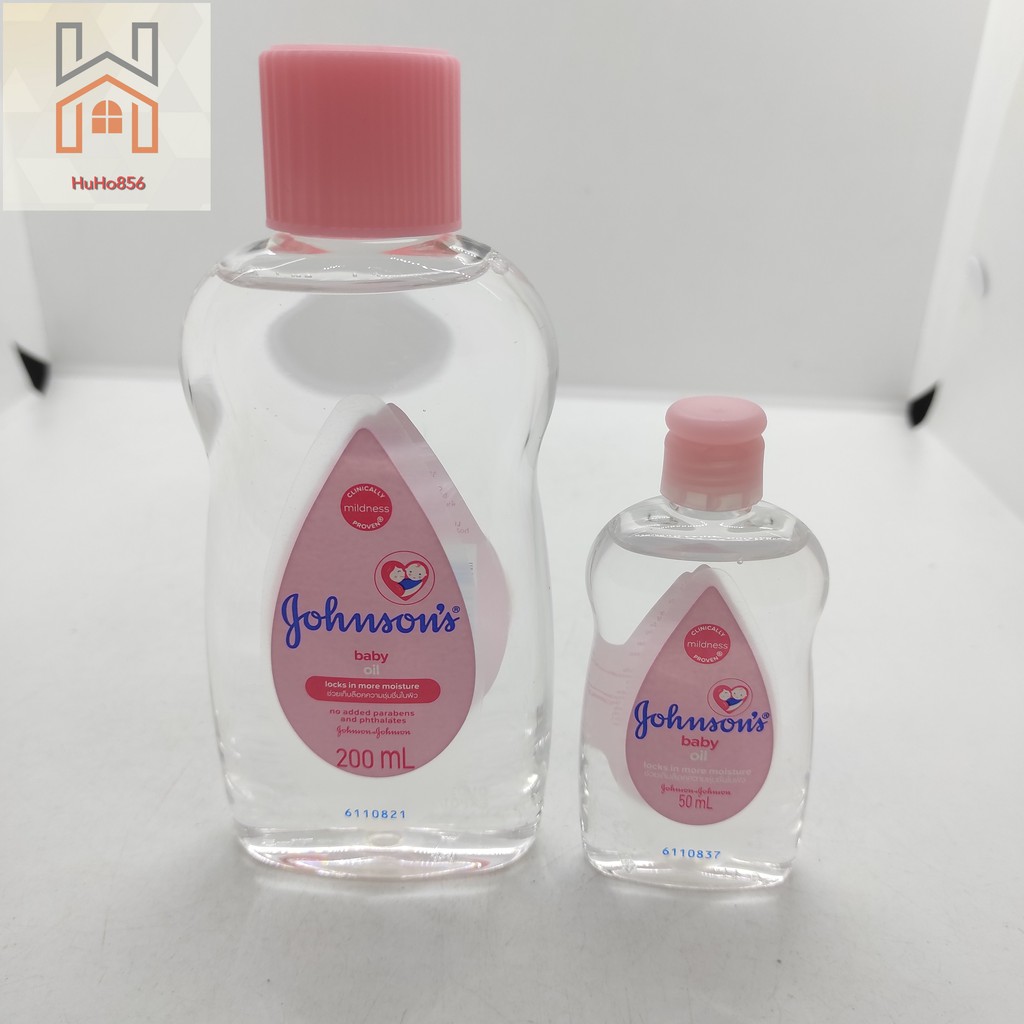 Dầu Mát Xa Dưỡng Ẩm Johnson's Baby Oil Pink 200ml