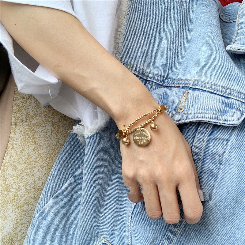 Vòng Đeo Tay Bằng Thép Titan Không Phai Thiết Kế Đơn Giản Thời Trang Cho Nữ | BigBuy360 - bigbuy360.vn