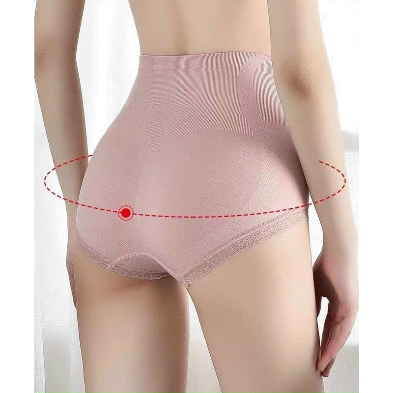 Quần lót nữ gen bụng cạp cao nâng mông hàng cao cấp 100% cotton mã EBQL09