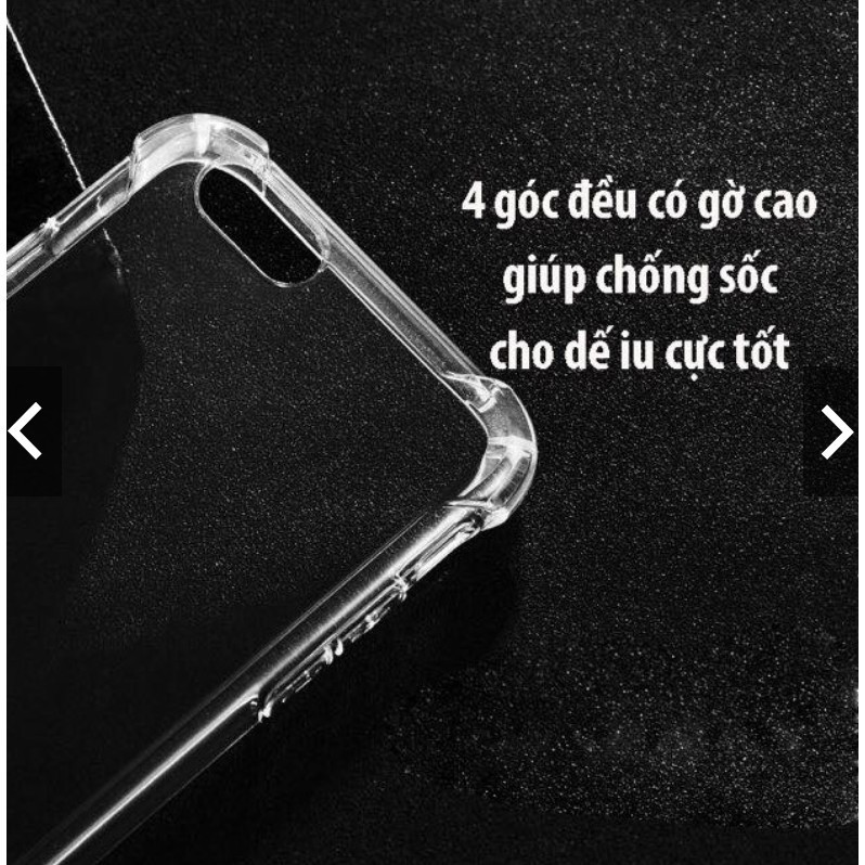 [ RẺ VÔ ĐICH] Ốp chống sốc Iphone 6plus/ 6splus trong suốt dày dặn, cao cấp, bo 4 góc