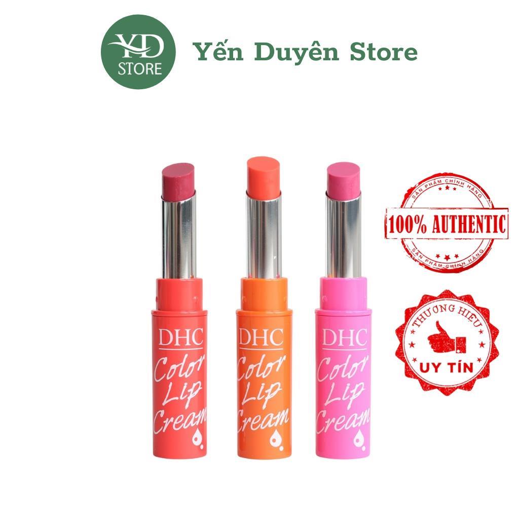 Son Dưỡng Môi Dưỡng Ẩm Có Màu Hỗ Trợ Giảm Thâm Môi, Son Dưỡng DHC Color Lip Cream Có Màu Dưỡng Ẩm Căng Mọng