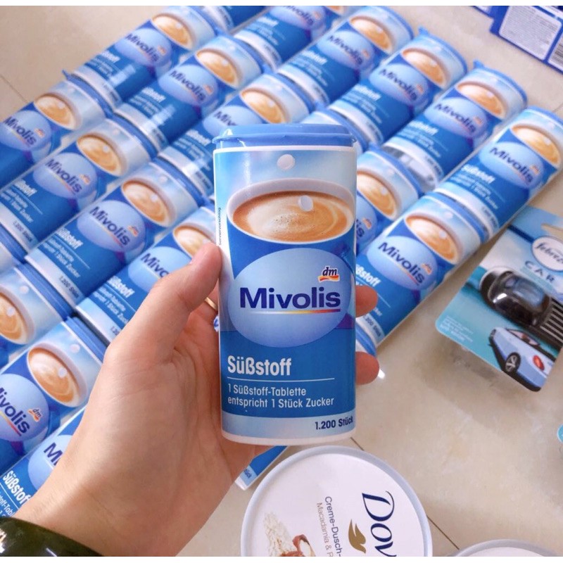ĐƯỜNG ĂN KIÊNG MIVOLIS CHO KETO, DAS TIỂU ĐƯỜNG HỘP 1200 VIÊN