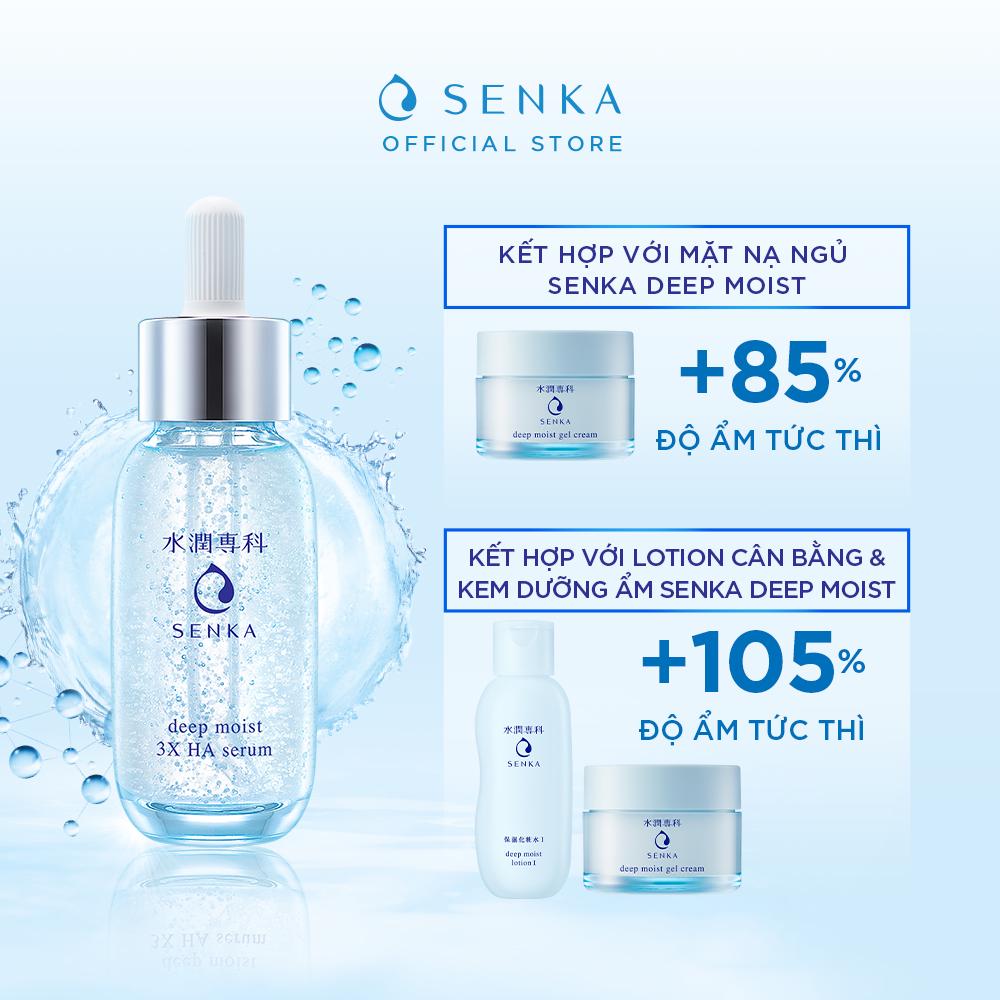 Serum dưỡng ẩm và chống lão hóa SENKA DEEP MOIST 3X HA SERUM 30ML | BigBuy360 - bigbuy360.vn