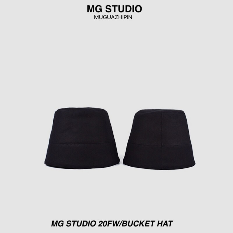 Mũ xô MG STUDIO thiết kế màu đen thời trang cá tính