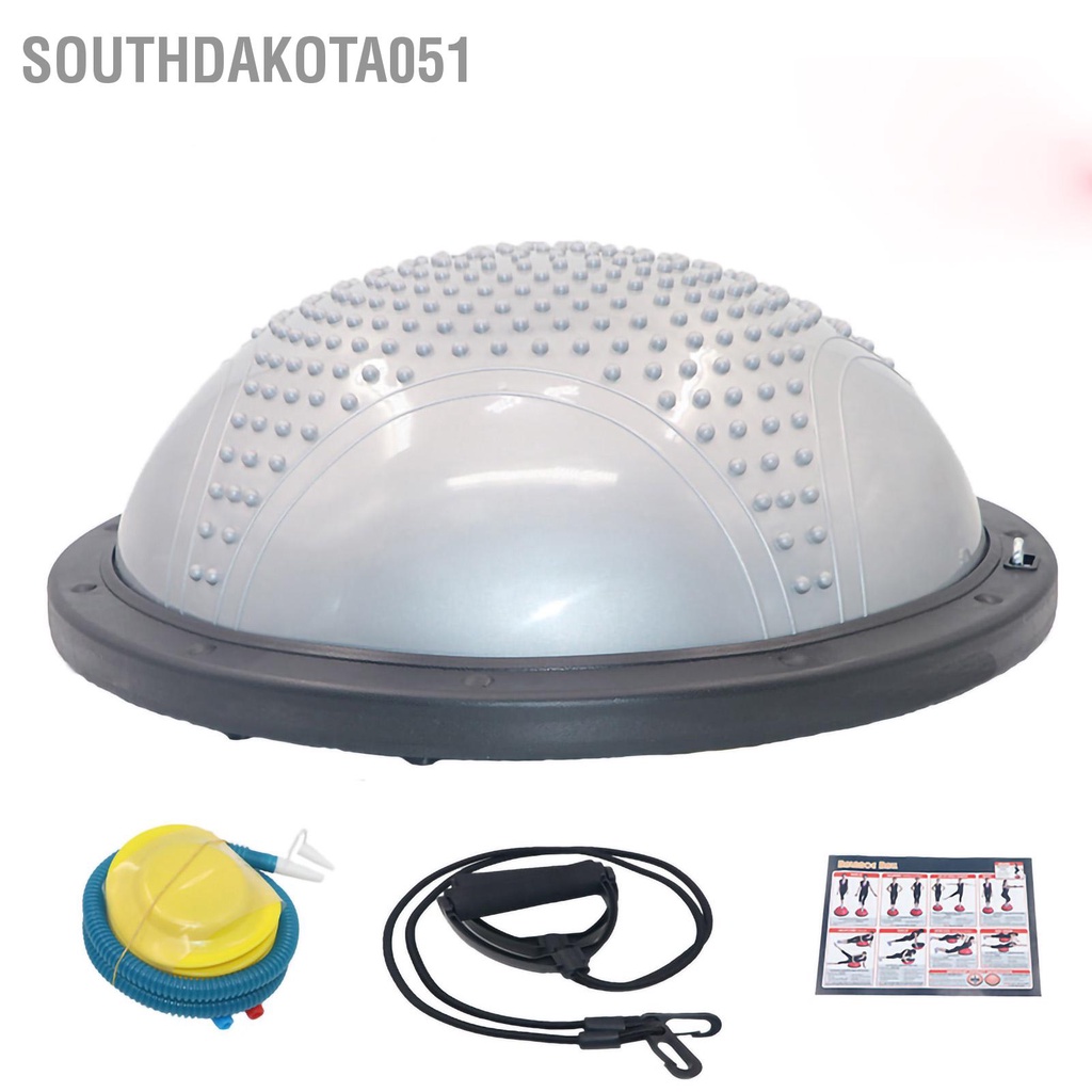 [Hàng HOT] Bóng Tập Cân Bằng Bosu Hình Bán Cầu Hỗ Trợ Tập Thể Dục Gym / Yoga Tại Nhà【Southdakota051】