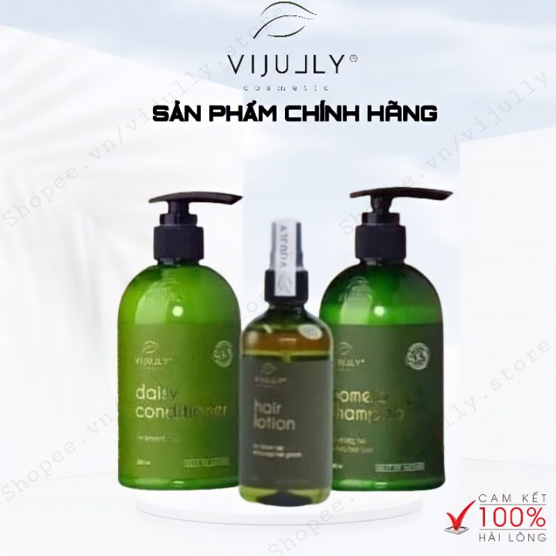 (Chính Hãng) COMBO Chăm Sóc Tóc VIJULLY Kích Mọc Tóc💥 [FREESHIP]💥Giúp Phục Hồi Tóc Khô Xơ Gãy Rụng