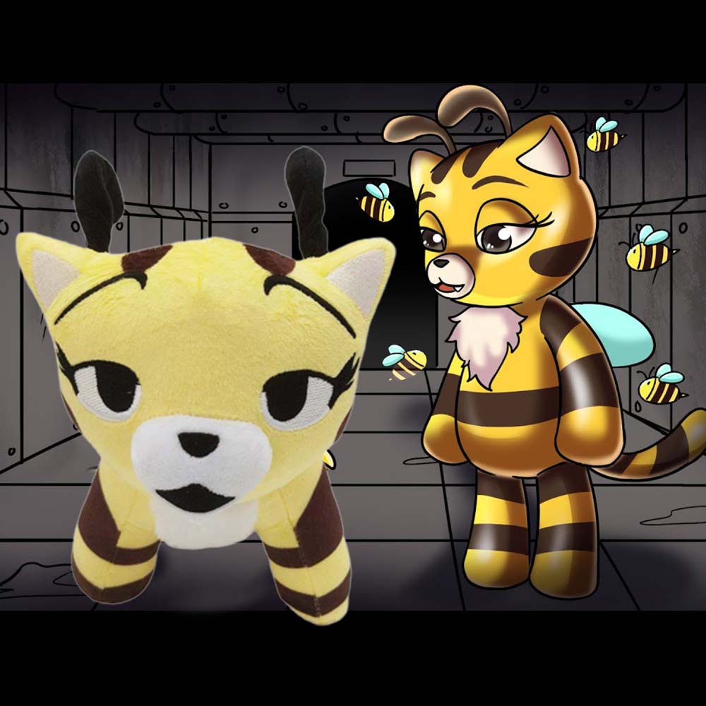 20CM Poppy Playtime Poppy Bee Plush Toy Huggy Wuggy Game Character Cat Bee Plush Toy