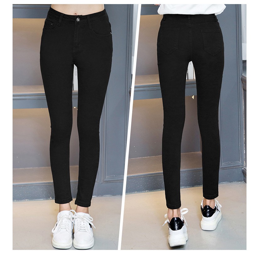 Quần jean nữ 💖co giản💖 cao cấp BIGSIZE 65-80kg mặc vừa