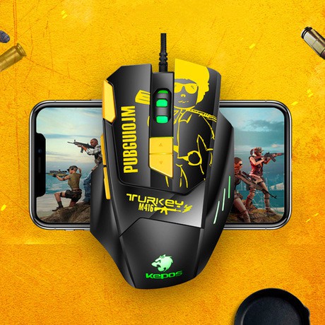 [SIÊU PHẨM SỐ 1] Chuột Gaming Siêu Khủng M416 Phiên Bản Đặc Biệt Từ Game PUBG, DPI 4800