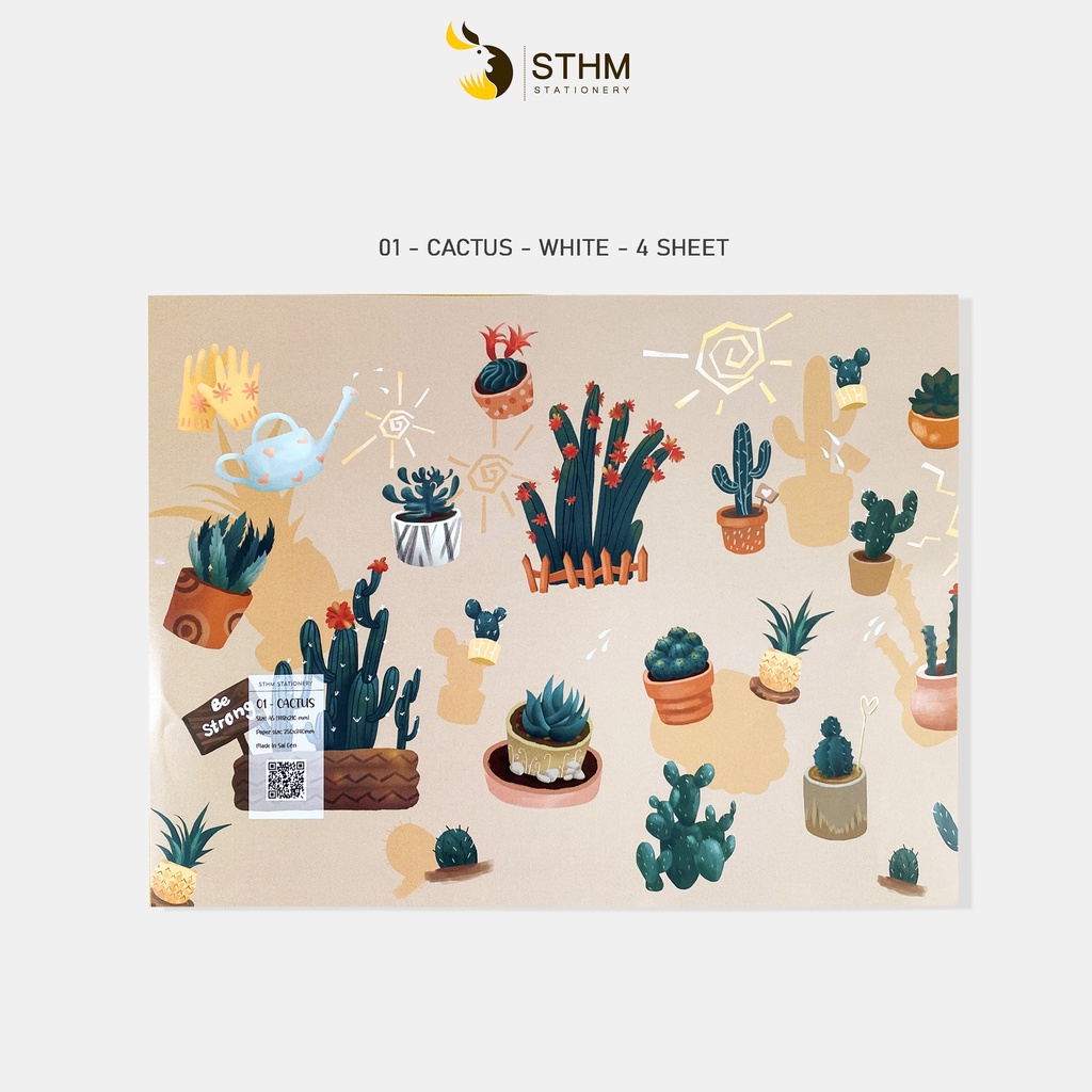 Giấy bao tập A5 - Artwork - STHM stationery