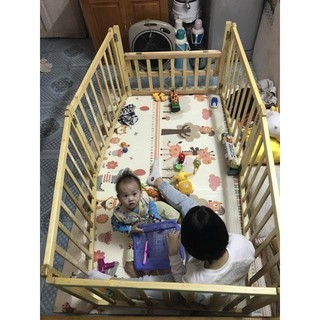 Cũi gỗ quây 8 cánh