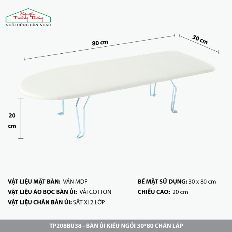 BÀN ỦI NGỒI PUNY