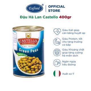 Đậu hà lan castello 400g - eufood việt nam