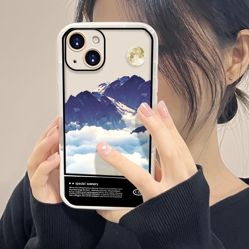 Ốp Điện Thoại TPU Silicone Trong Suốt Chống Vỡ Cho IPhone 13 12 11 Pro Max X XR XS 8 7 Plus 6 6S