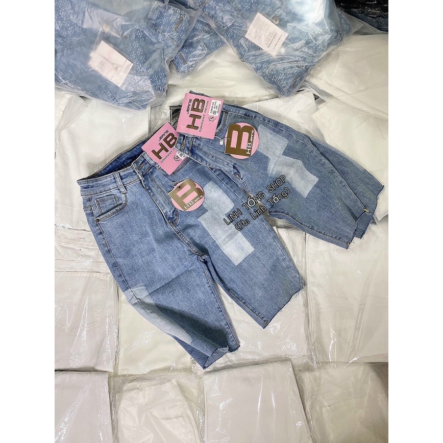 (Size 60-90kg) Quần Ngố Jean N4106 Big Size