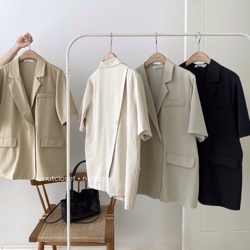 Áo blazer 2 cúc ngang (9662) _ A0528