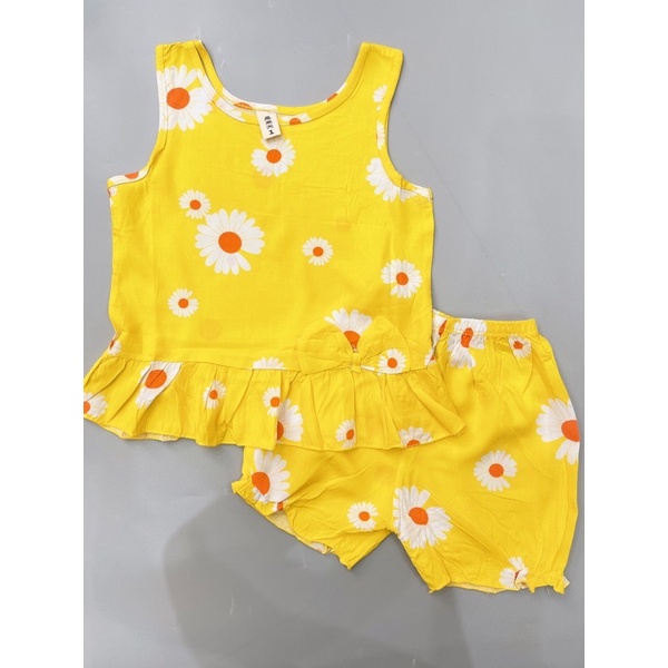 B4525 Bộ lanh thái cho bé gái từ 8-18kg
