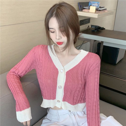 Áo Khoác Len Cổ Chữ V Thời Trang Nữ Tính | BigBuy360 - bigbuy360.vn