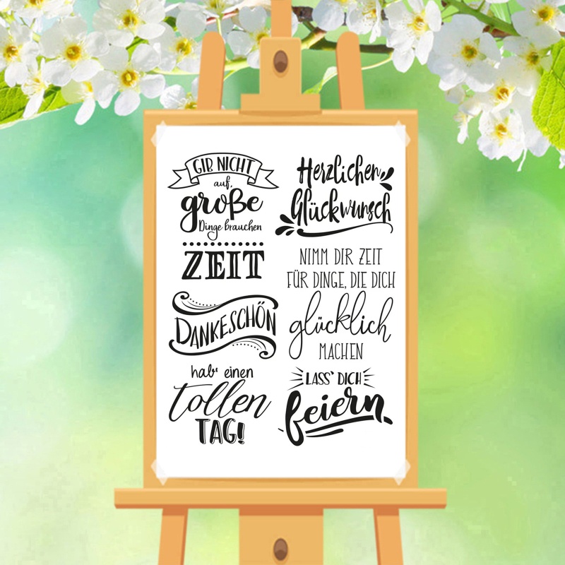 Con Dấu Silicone Trong Suốt Trang Trí Sổ Lưu Niệm