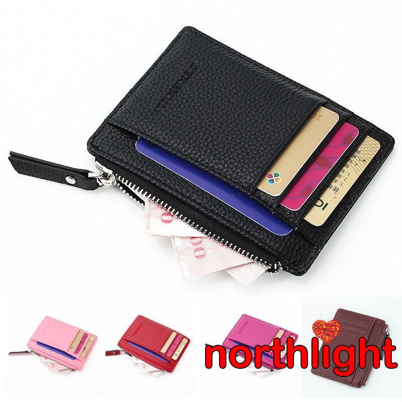 Bóp da mini khóa kéo thời trang cao cấp cho phái nữ