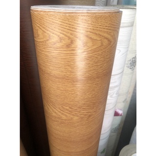 Giấy dán tường vân gỗ sẵn keo bóc dán khổ rộng 120cm và 60cm