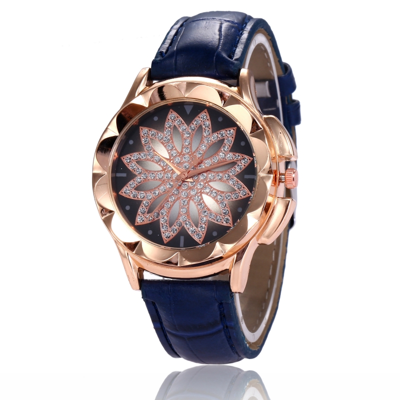 Diamond  Women Jam Tangan Wrist Watch Cao CẤp Hàn Quốc Watches Thể Thao Thời Trang Automatic Chống Nước Digital