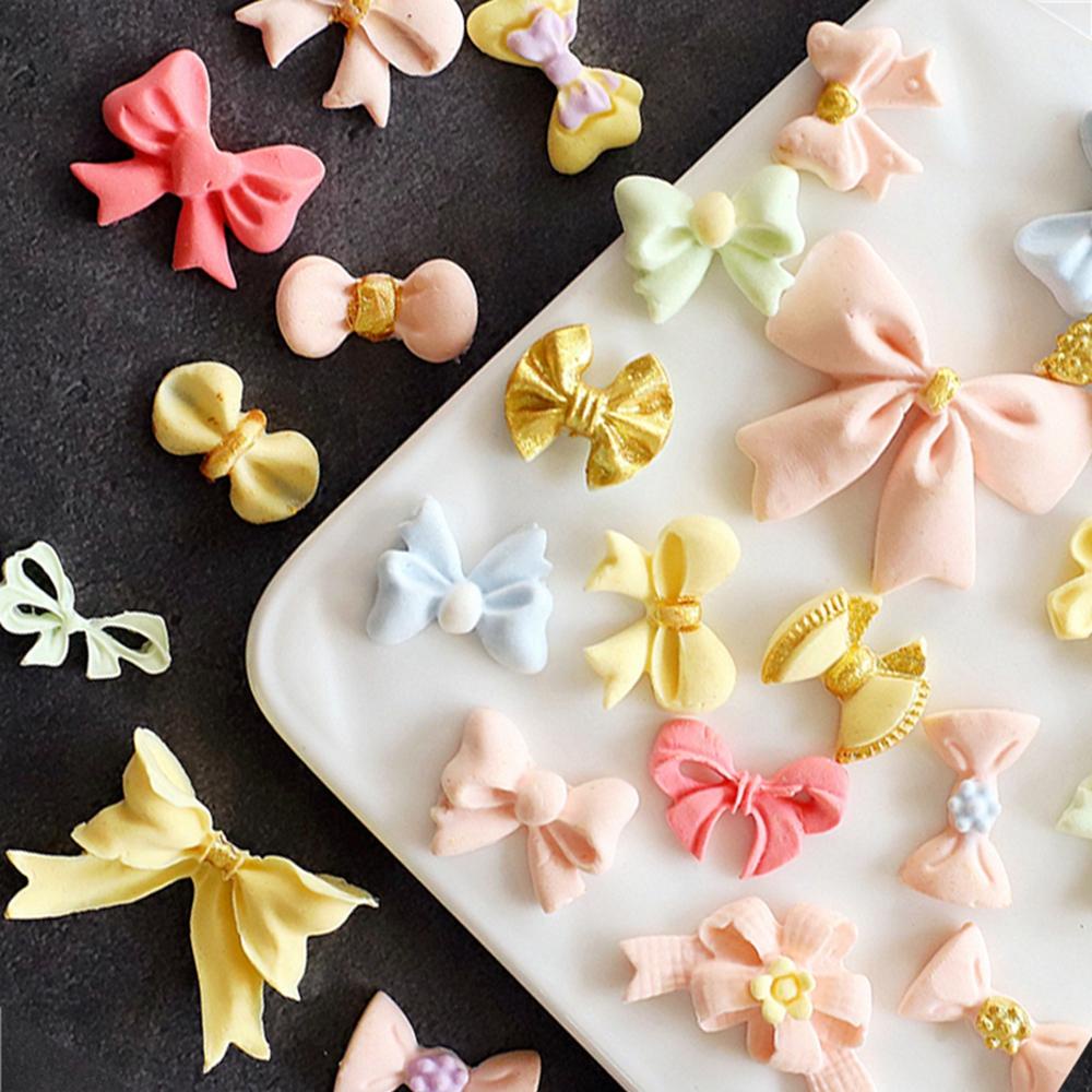 Khuôn Làm Bánh/ Sô Cô La/ Kẹo Đường Mini Hình Nơ Dùng Trang Trí DIY