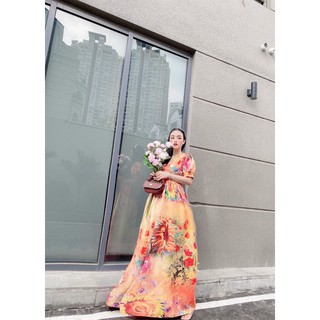 ĐẦM MAXI HOA XINH XINH