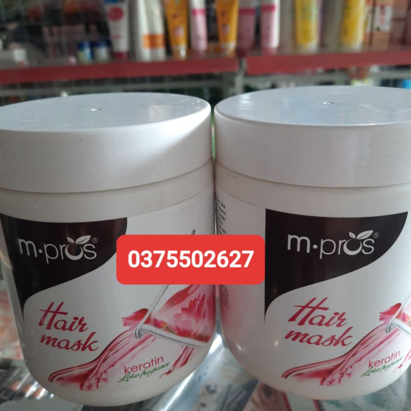 Hấp dầu ủ tóc mpros hương hoa sen 600ml