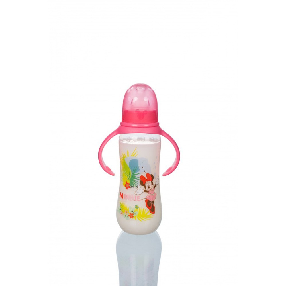 Bình sữa có tay cầm Disney Baby không BPA dành cho bé trên 3 tháng 250ML/8OZ