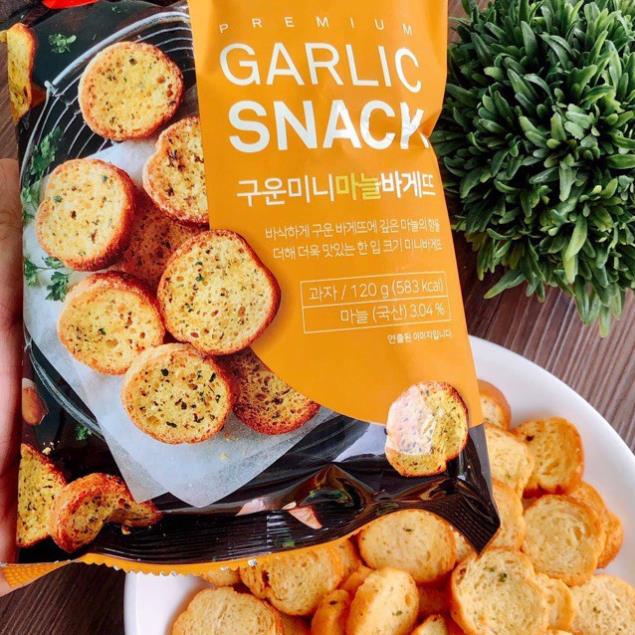 Snack bánh mì Samlip Hàn Quốc bịch 120g 2 vị