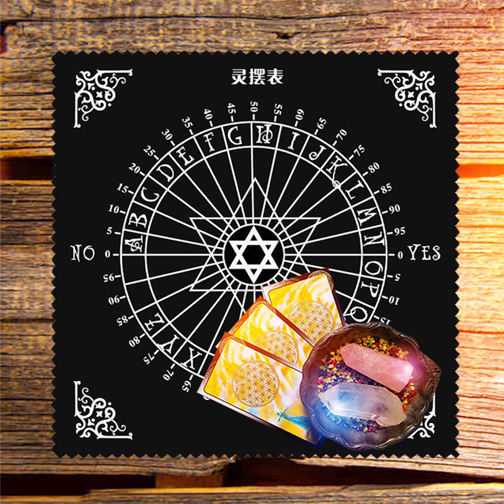 Khăn trải bàn bài tarot 30x30cm chất liệu flannel bền bỉ