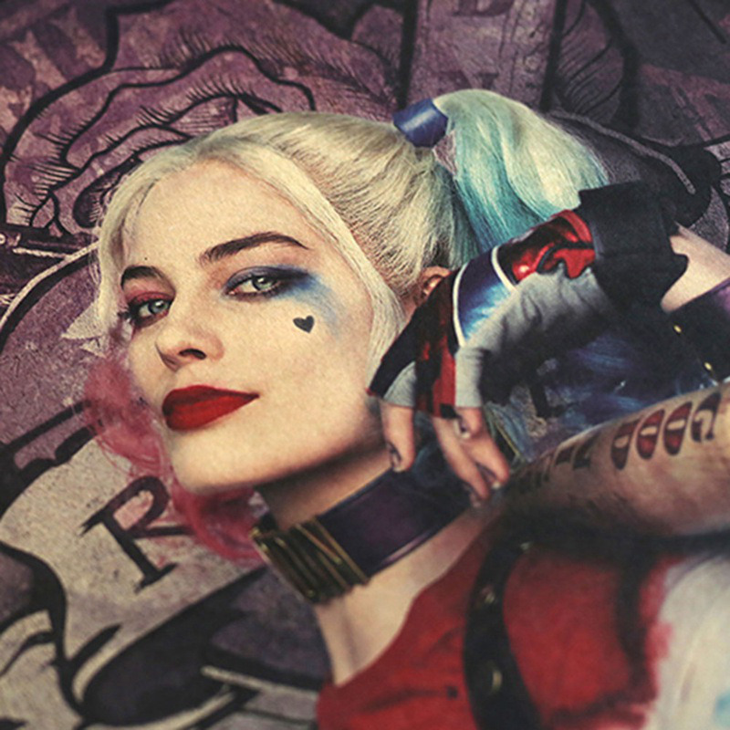Poster In Hình Nhân Vật Harley Quinn Phim Suicide Squad