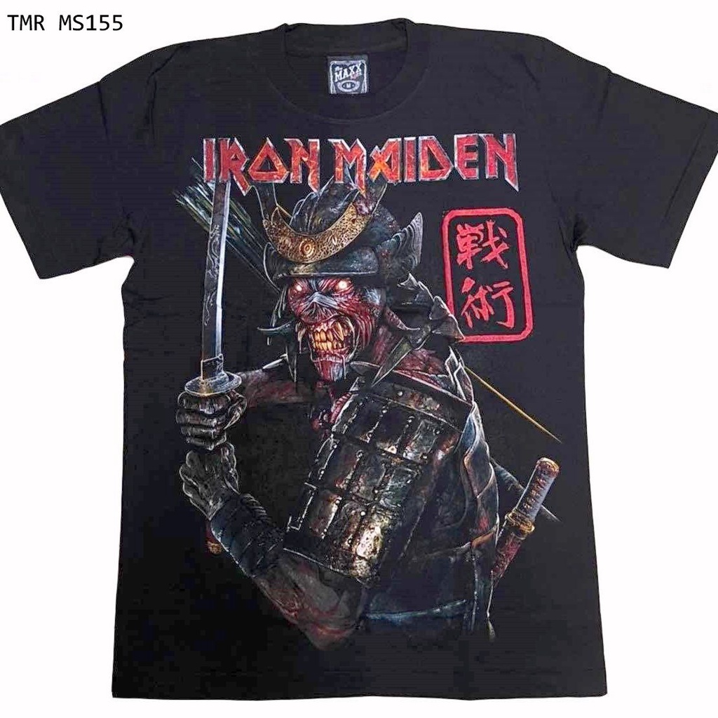 Áo Rock: áo phông Iron Maiden TMR MS155 oversize 100% cottong Thái Lan