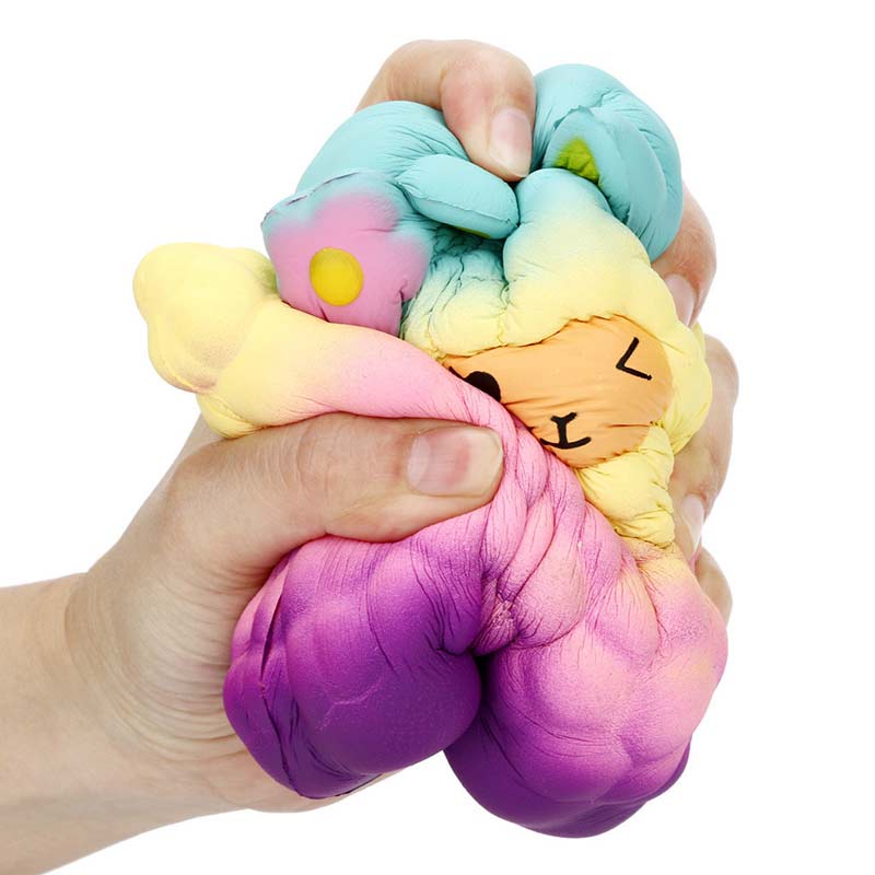 Đồ Chơi Squishy Hình Con Cừu Màu Galaxy