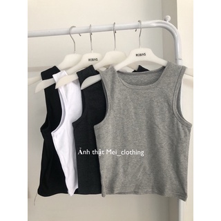 [Ảnh thật/video] Áo coptop ba lỗ nữ/ áo ôm body basic ulzzang