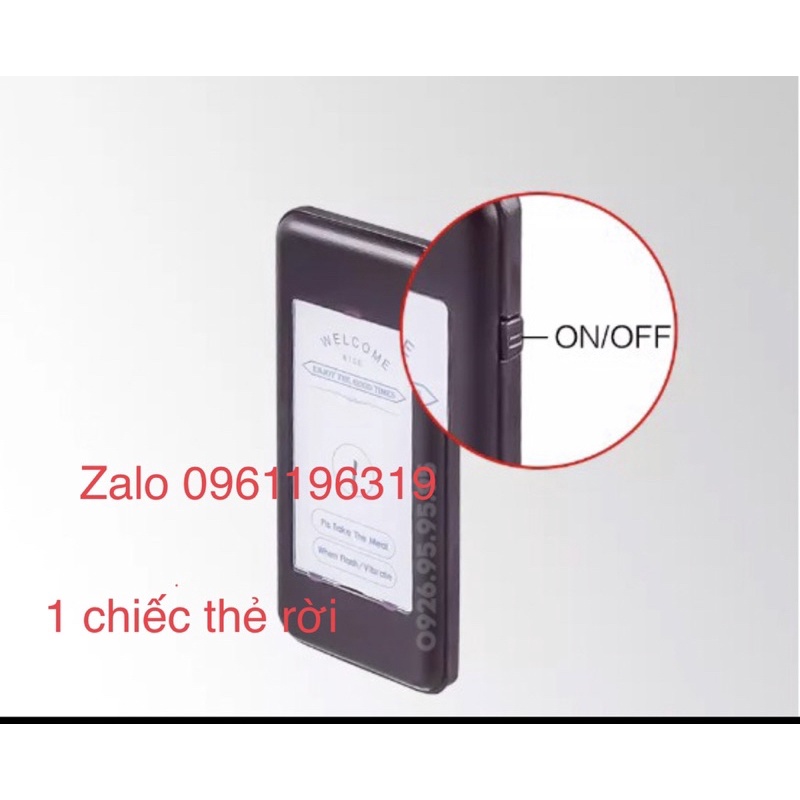 1 chiếc thẻ rung gọi phục vụ